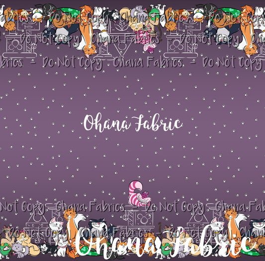 OHF24  CATs - Double BORDER Plum