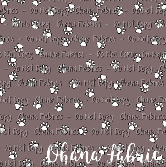 OHF24  CATS & DOGS - PAWS Taupe