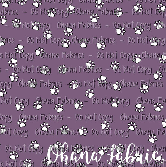 OHF24  CATS & DOGS - PAWS Plum