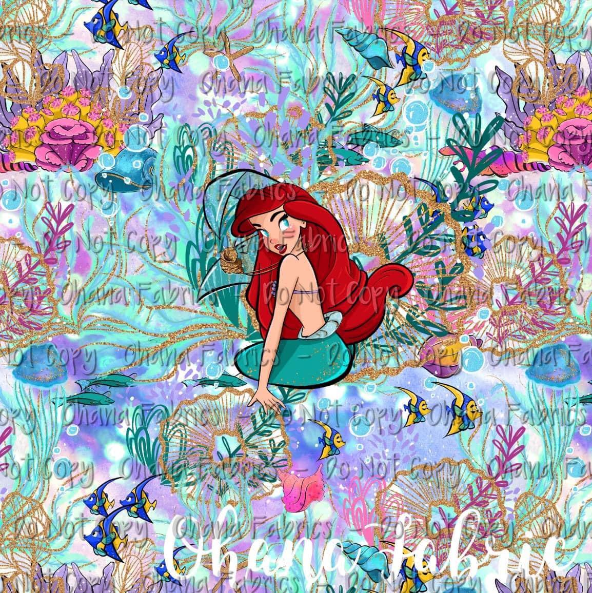 OHF24 Mermaid Bubbles - BK panel set