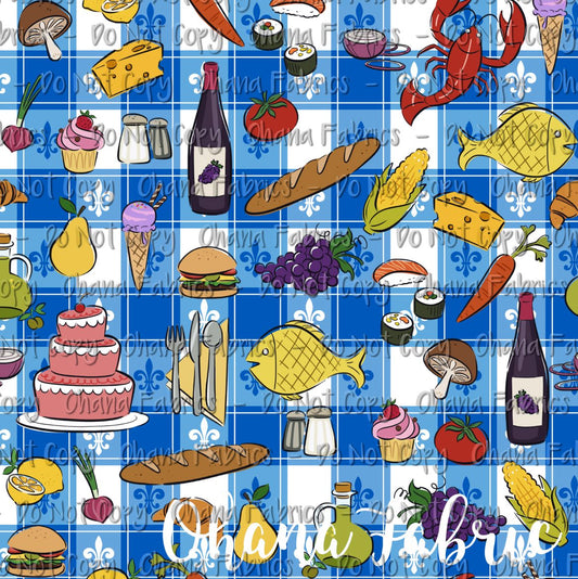 OHF24 Special Order - Veggie & Tablecloth BLUE