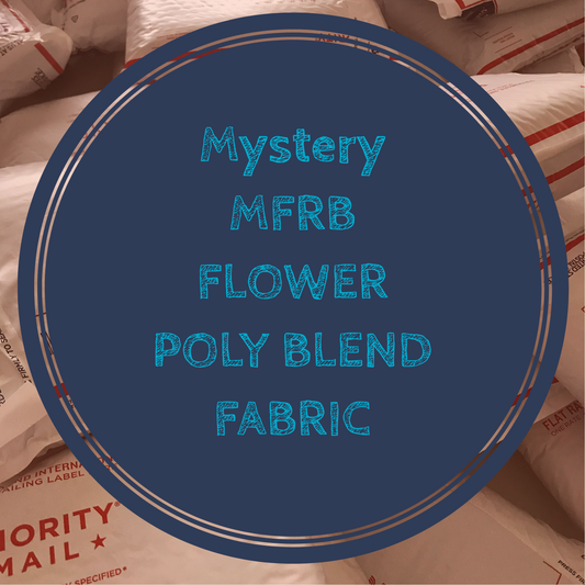 MFRB MYSTERY POLY BLEND KNIT FABRIC - FLORAL YARDAGE