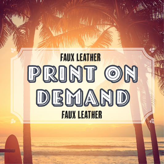 OHF24  PRINT ON DEMAND - FAUX LEATHER