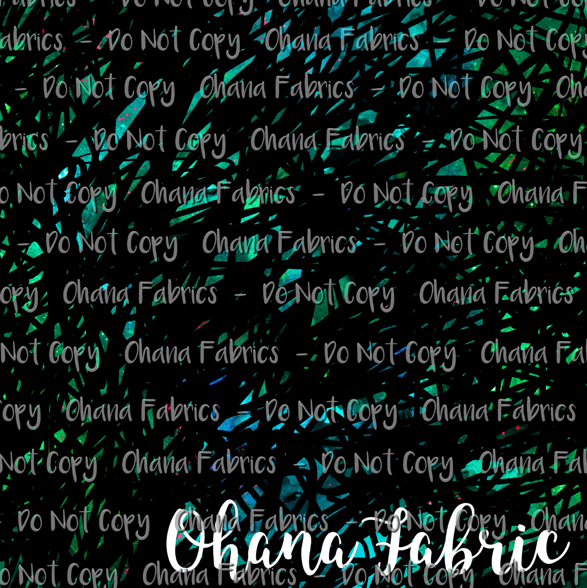 OHF24 Classic Scribbles - Green Galaxy