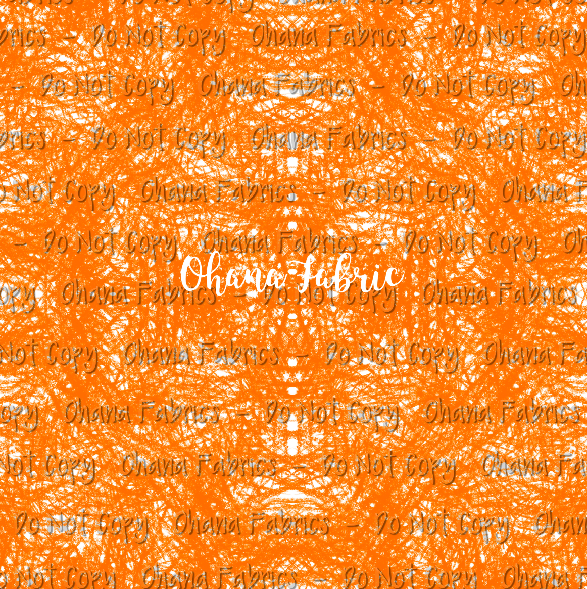 OHF24 Chalk Scribbles - Orange white