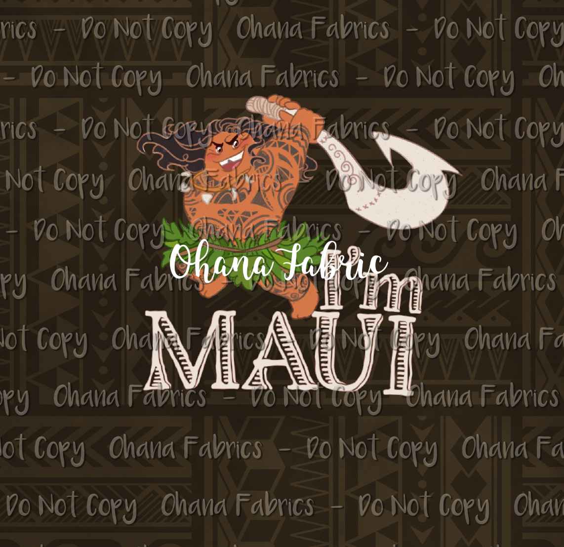 OHF24 Maui Time - ADULT panel set - Brown