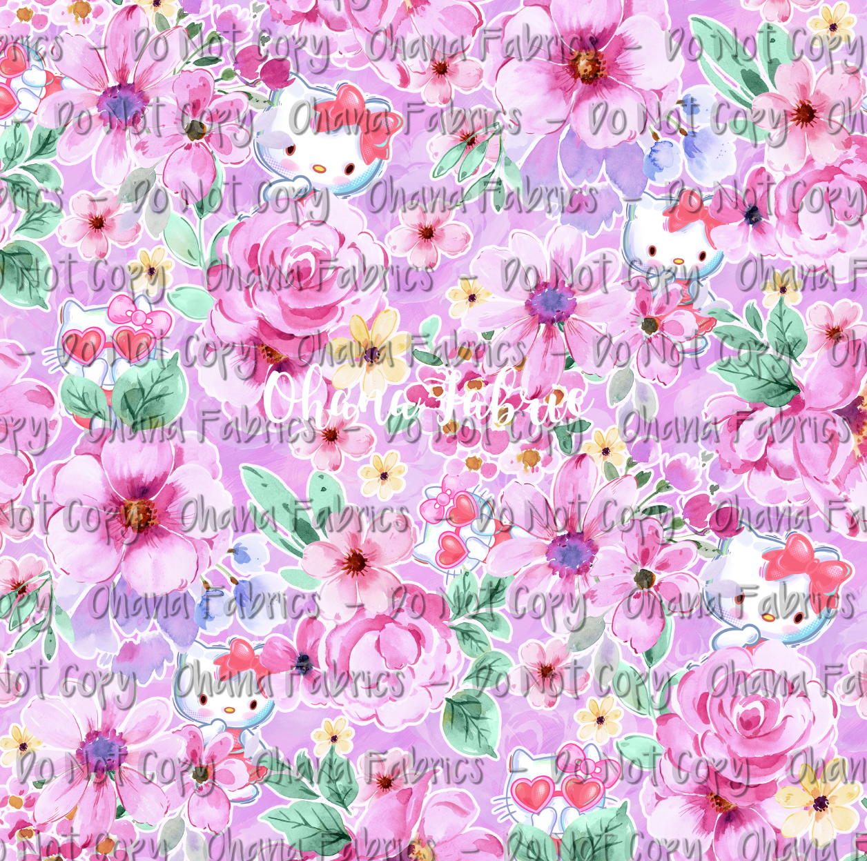 R119 Choose Base - Kawaii Love Flower Kitty