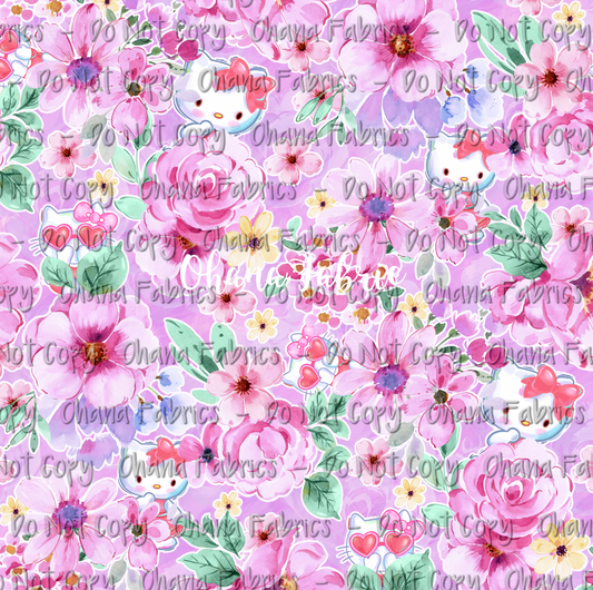 R119 Choose Base - Kawaii Love Flower Kitty