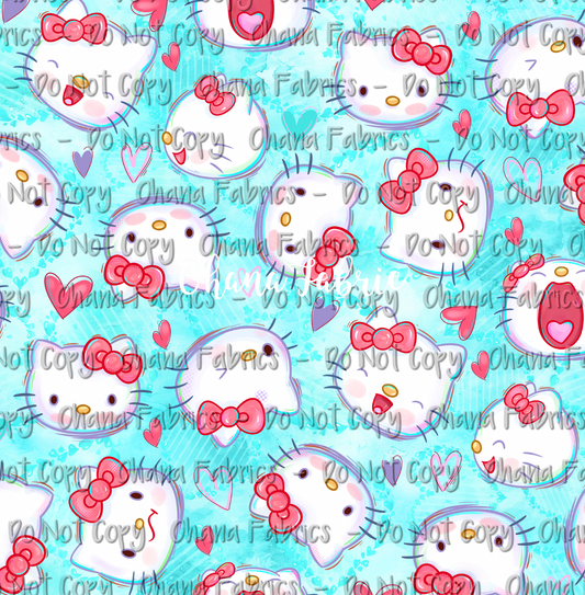 R119 Choose Base - Kawaii Love - Silly Faces Turquoise