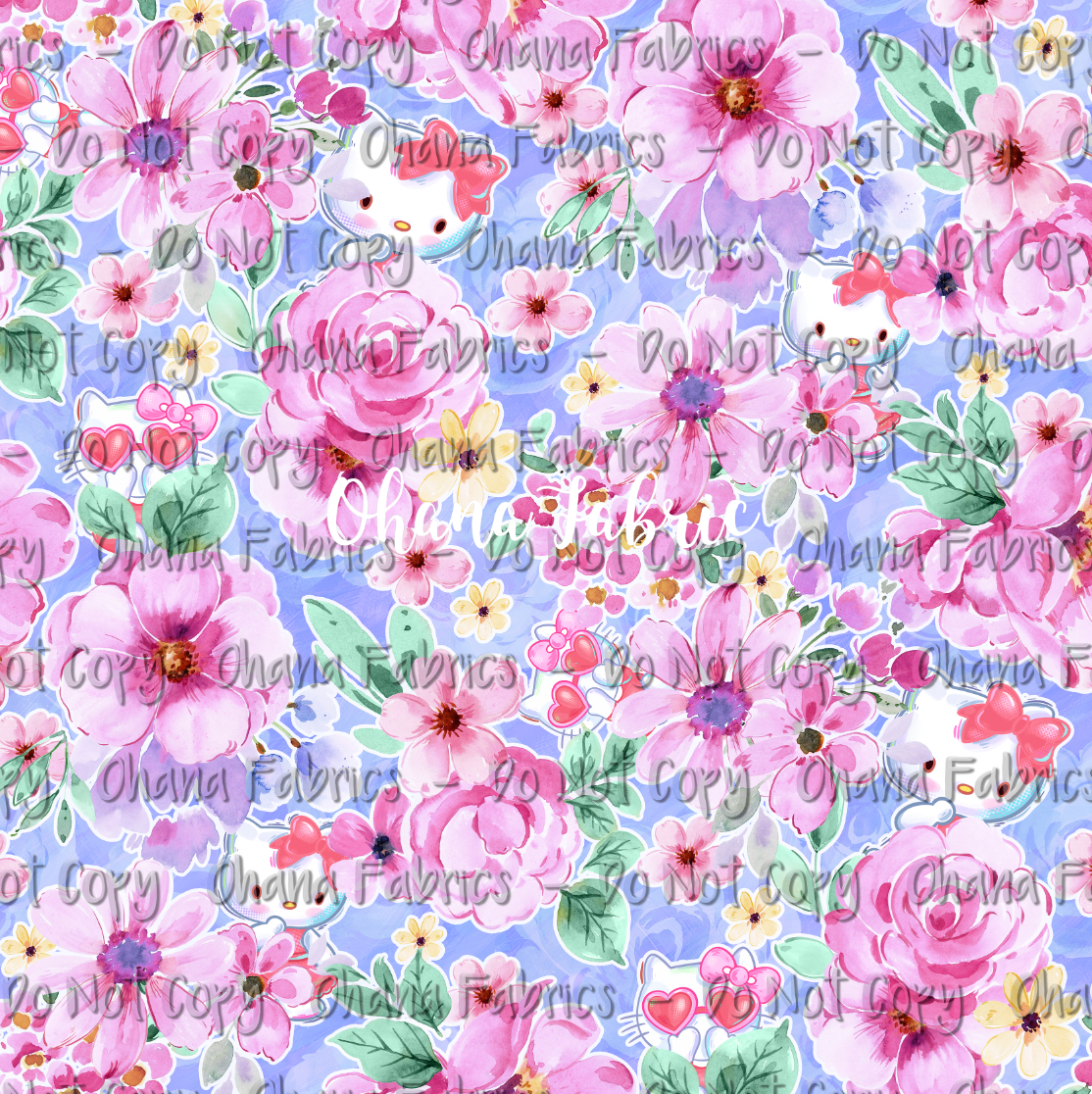 OHF24 Kawaii Love - Flower Kitty Coord Cornflower