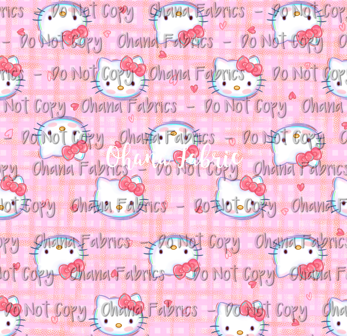 OHF24 Kawaii Love -Directional Kitty Face Peach