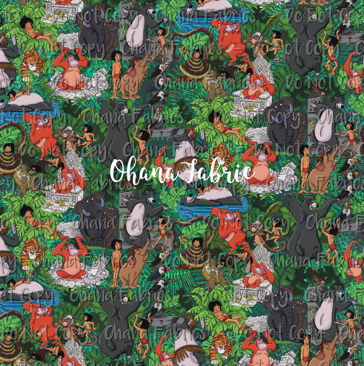 OHF24 Bare Necessities - Jungle Main All Green