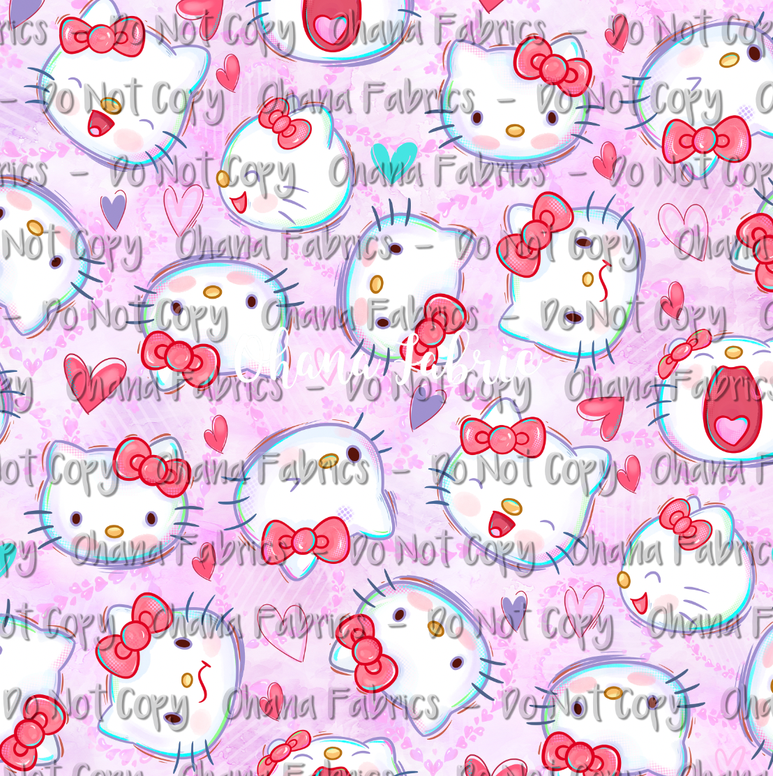 OHF24 Kawaii Love - Silly Faces Pink