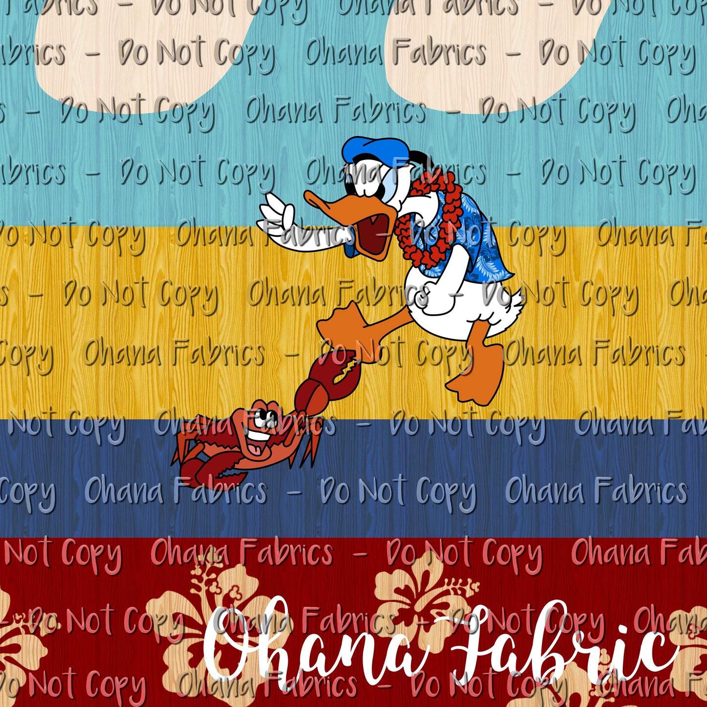 OHF24 Hawaiian Holidays - Ducks - ADULT panel Set