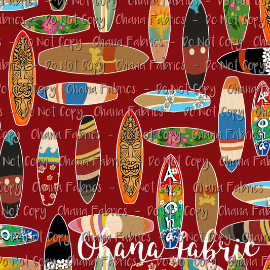 OHF24 Hawaiian Holiday - Surfboard Red